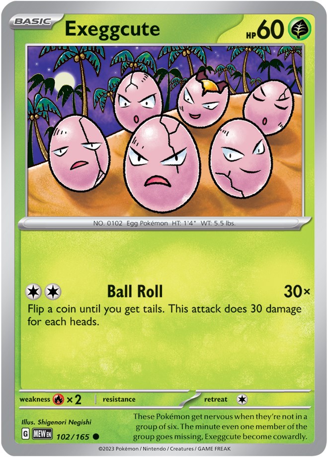 Exeggcute (102/165) [Scarlet & Violet 151] | Good Games North