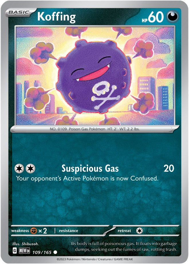 Koffing (109/165) [Scarlet & Violet 151] | Good Games North