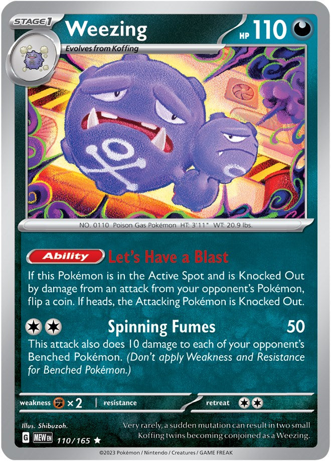 Weezing (110/165) [Scarlet & Violet 151] | Good Games North