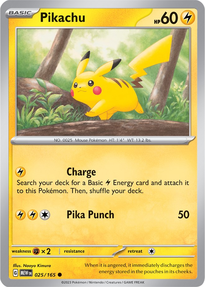 Pikachu (025/165) [Scarlet & Violet 151] | Good Games North