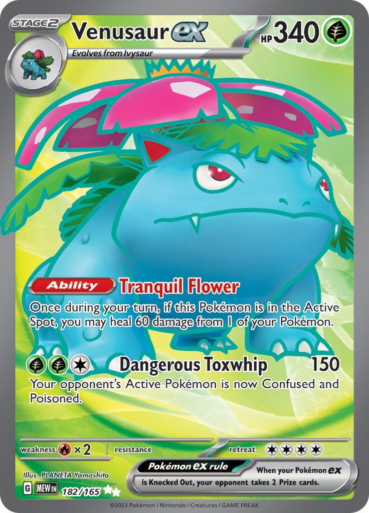 Venusaur ex (182/165) [Scarlet & Violet 151] | Good Games North