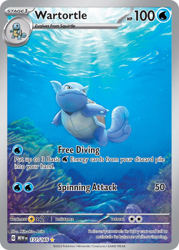 Wartortle (171/165) [Scarlet & Violet 151] | Good Games North