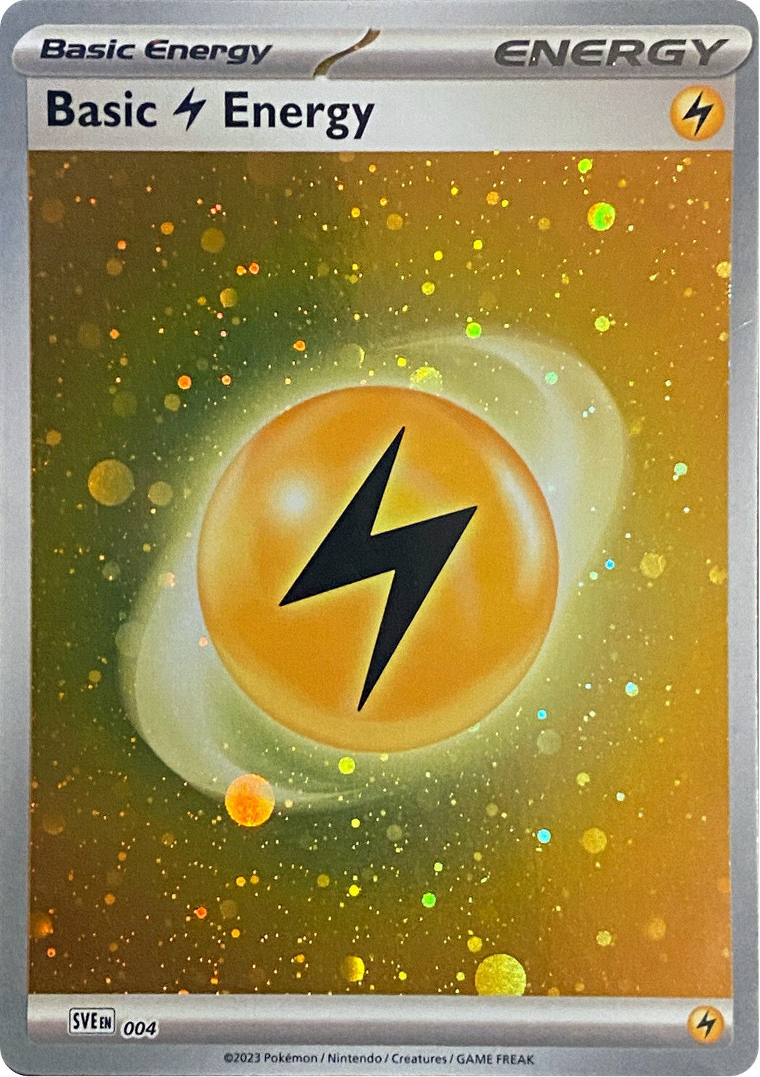 Basic Lightning Energy (004) (Cosmos Holo) [Scarlet & Violet: Base Set] | Good Games North