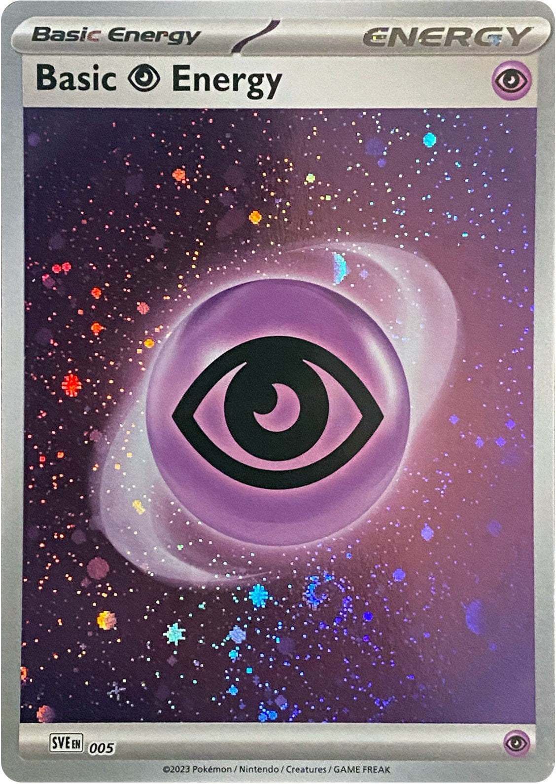 Basic Psychic Energy (005) (Cosmos Holo) [Scarlet & Violet: Base Set] | Good Games North