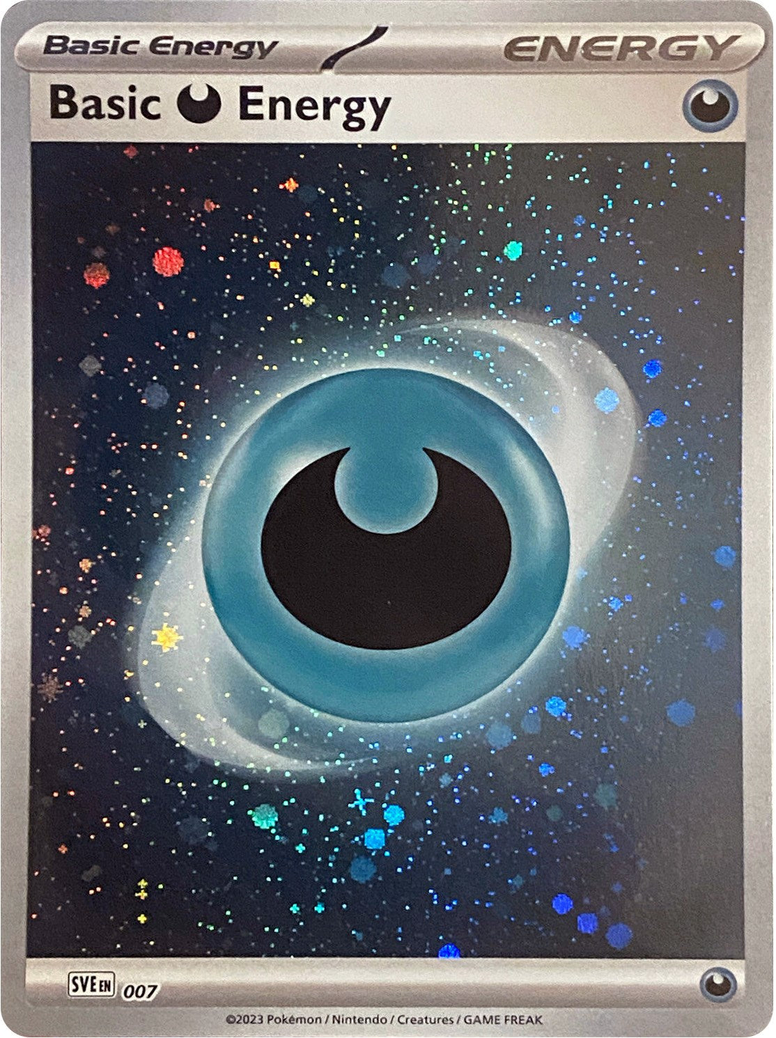 Basic Darkness Energy (007) (Cosmos Holo) [Scarlet & Violet: Base Set] | Good Games North