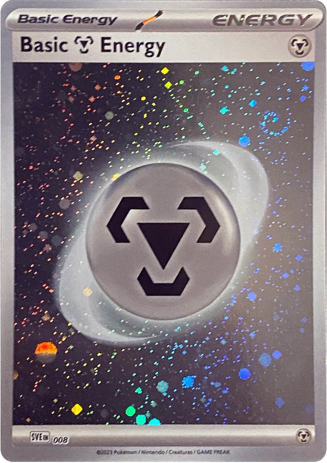Basic Metal Energy (008) (Cosmos Holo) [Scarlet & Violet: Base Set] | Good Games North