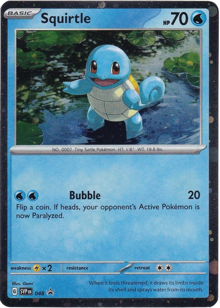 Squirtle (048) (Cosmos Holo) [Scarlet & Violet: Black Star Promos] | Good Games North