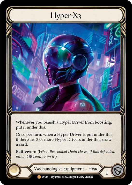 Hyper-X3 [EVO011] (Bright Lights)  Rainbow Foil | Good Games North