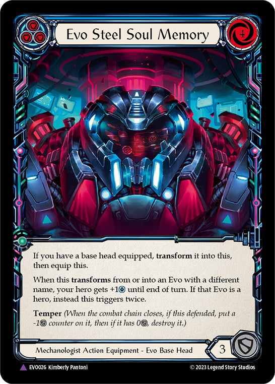 Evo Steel Soul Memory (Marvel) [EVO026] (Bright Lights)  Cold Foil | Good Games North