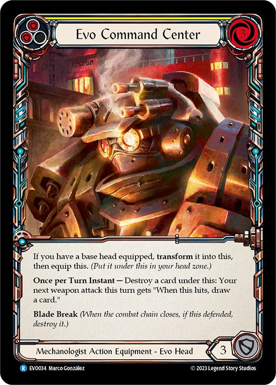 Evo Command Center [EVO034] (Bright Lights)  Cold Foil | Good Games North