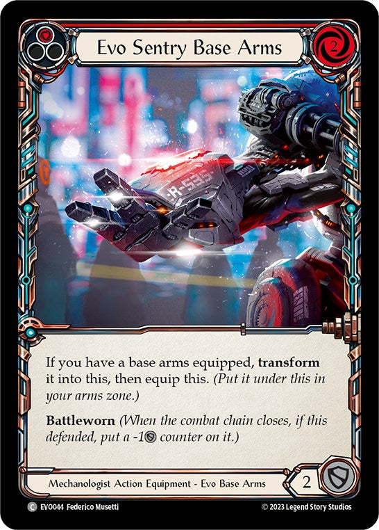 Evo Sentry Base Arms [EVO044] (Bright Lights)  Cold Foil | Good Games North