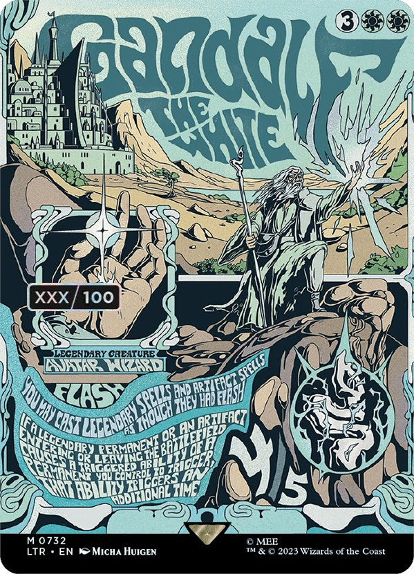 Gandalf the White (Borderless Poster) (Serialized) [The Lord of the Rings: Tales of Middle-Earth] | Good Games North