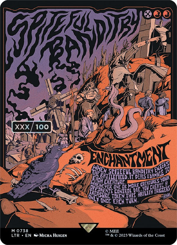 Spiteful Banditry (Borderless Poster) (Serialized) [The Lord of the Rings: Tales of Middle-Earth] | Good Games North