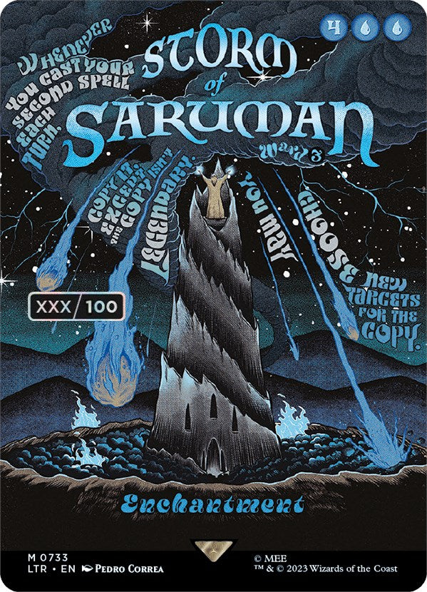 Storm of Saruman (Borderless Poster) (Serialized) [The Lord of the Rings: Tales of Middle-Earth] | Good Games North