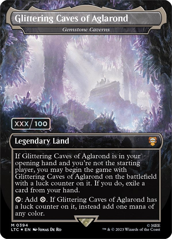 Glittering Caves of Aglarond - Gemstone Caverns (Serialized) [The Lord of the Rings: Tales of Middle-Earth Commander] | Good Games North