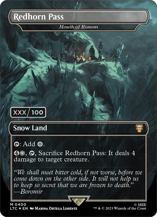 Redhorn Pass - Mouth of Ronom (Serialized) [The Lord of the Rings: Tales of Middle-Earth Commander] | Good Games North