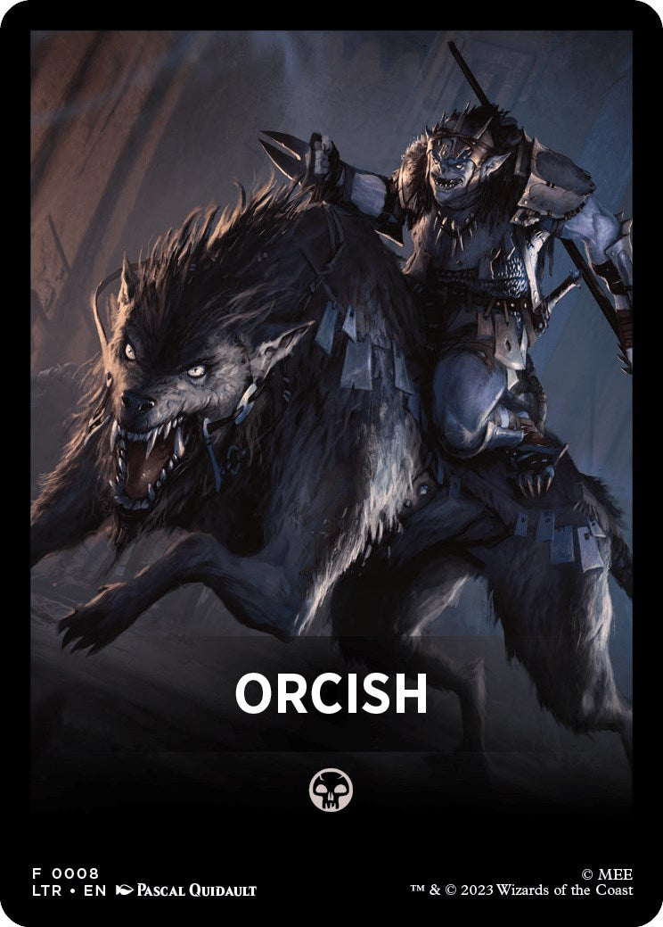 Orcish Theme Card [The Lord of the Rings: Tales of Middle-Earth] | Good Games North