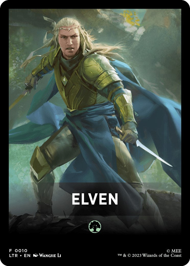 Elven Theme Card [The Lord of the Rings: Tales of Middle-Earth] | Good Games North
