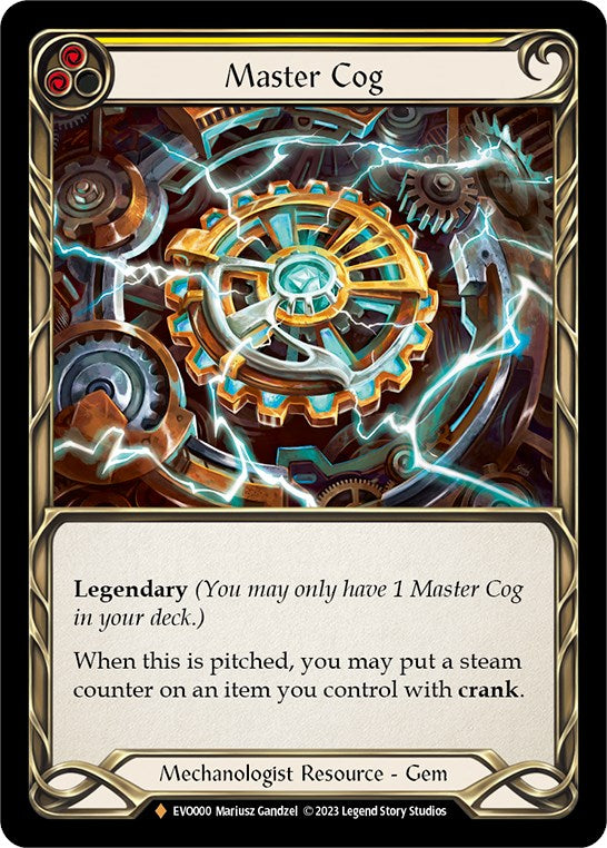 Master Cog [EVO000] (Bright Lights)  Cold Foil | Good Games North