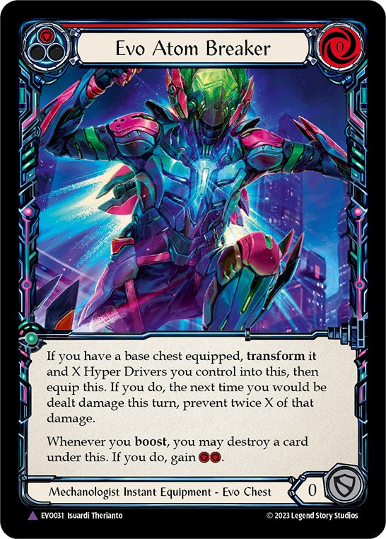 Evo Atom Breaker (Marvel) [EVO031] (Bright Lights)  Cold Foil | Good Games North