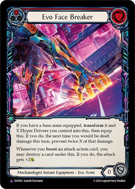Evo Face Breaker (Marvel) [EVO032] (Bright Lights)  Cold Foil | Good Games North