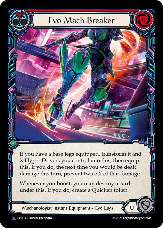 Evo Mach Breaker (Marvel) [EVO033] (Bright Lights)  Cold Foil | Good Games North