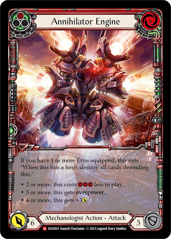 Annihilator Engine (Extended Art) [EVO054] (Bright Lights)  Rainbow Foil | Good Games North