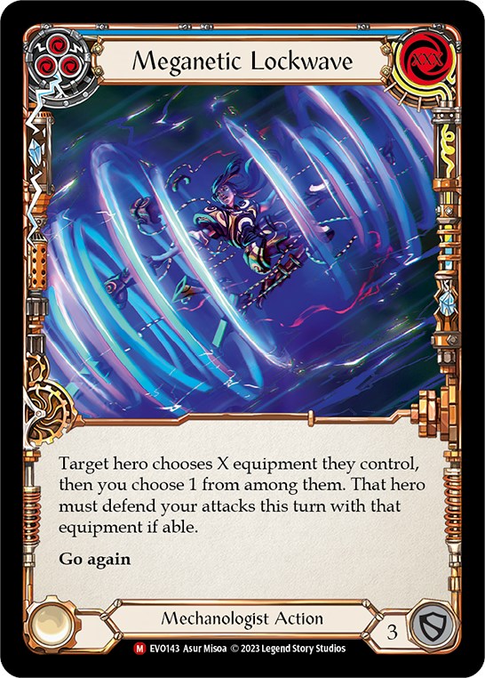 Meganetic Lockwave [EVO143] (Bright Lights)  Rainbow Foil | Good Games North