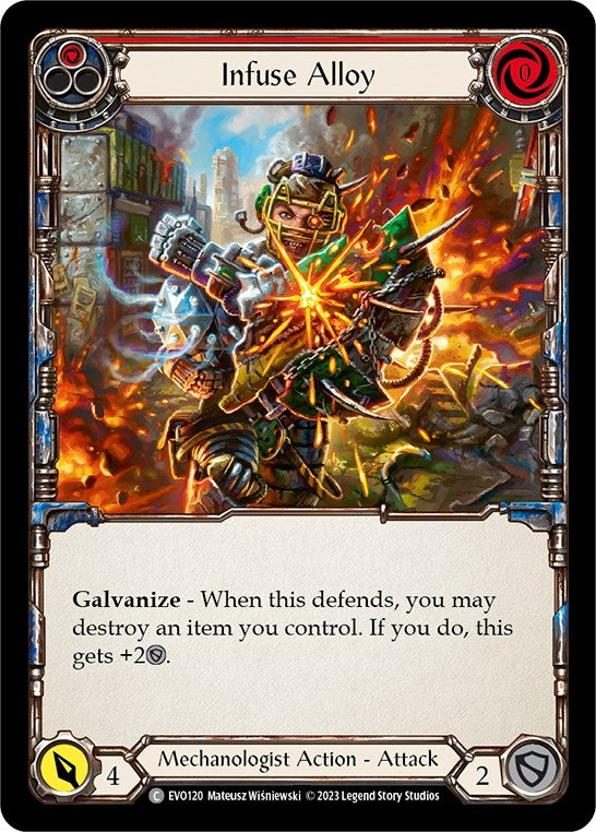 Infuse Alloy (Red) [EVO120] (Bright Lights)  Rainbow Foil | Good Games North