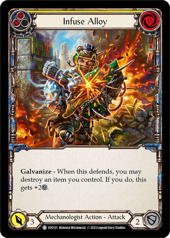 Infuse Alloy (Yellow) [EVO121] (Bright Lights) | Good Games North