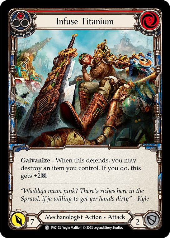 Infuse Titanium (Red) [EVO123] (Bright Lights) | Good Games North