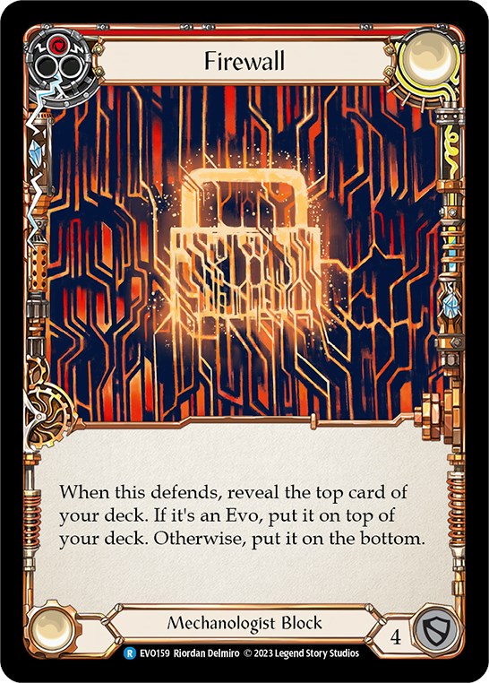 Firewall (Red) [EVO159] (Bright Lights) | Good Games North