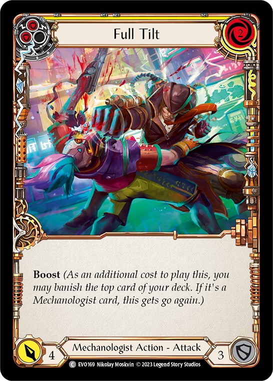 Full Tilt (Yellow) [EVO169] (Bright Lights)  Rainbow Foil | Good Games North