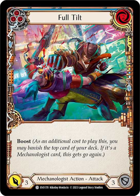 Full Tilt (Blue) [EVO170] (Bright Lights)  Rainbow Foil | Good Games North