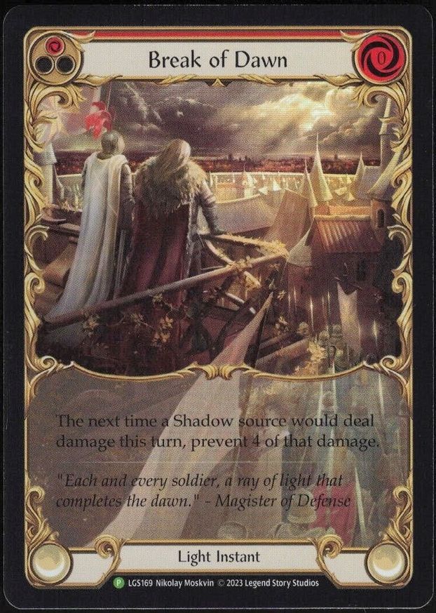 Break of Dawn (Red) [LGS169] (Promo)  Rainbow Foil | Good Games North