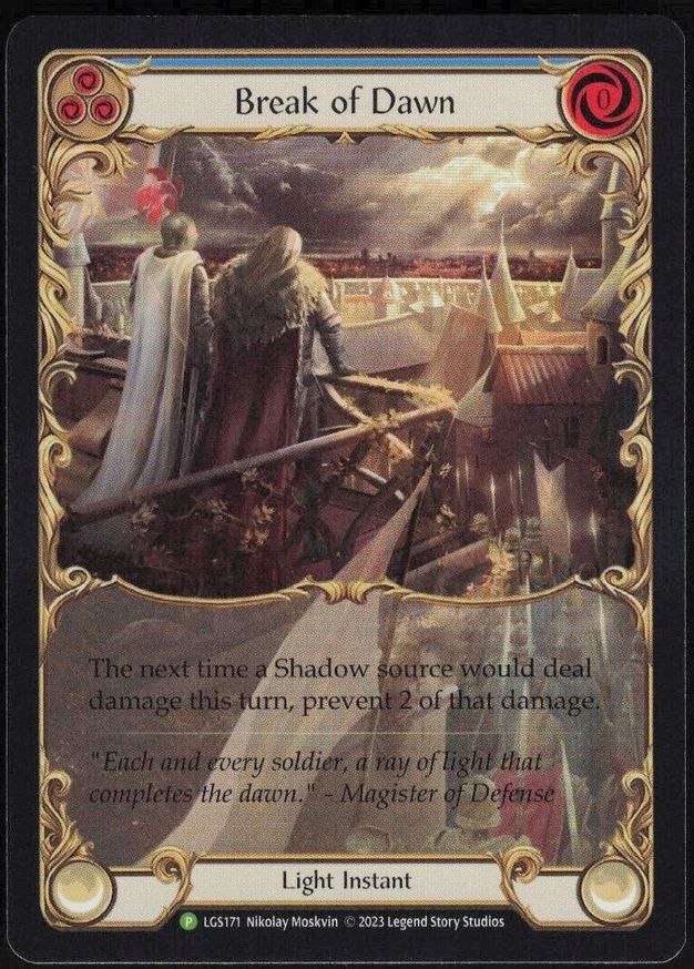 Break of Dawn (Blue) [LGS171] (Promo)  Rainbow Foil | Good Games North