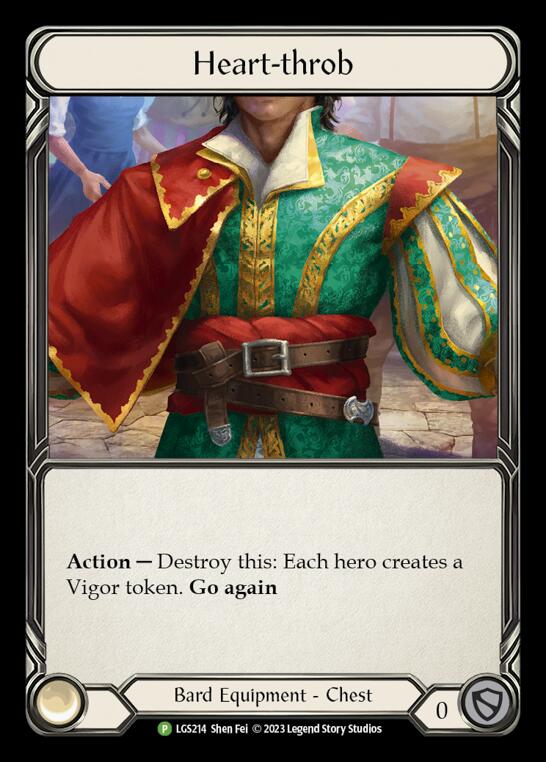 Heart-throb [LGS14] (Promo)  Rainbow Foil | Good Games North