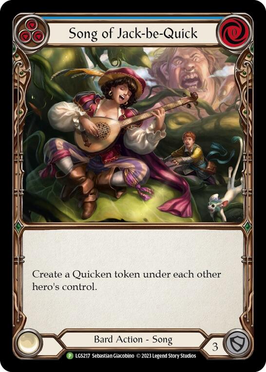 Song of Jack-be-Quick [LGS217] (Promo)  Rainbow Foil | Good Games North