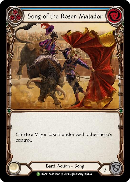 Song of the Rosen Matador [LGS218] (Promo)  Rainbow Foil | Good Games North