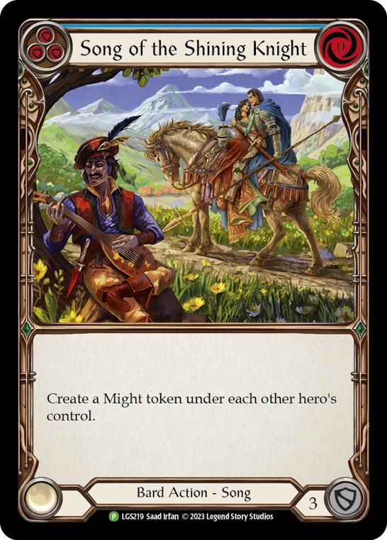 Song of the Shining Knight [LGS219] (Promo)  Rainbow Foil | Good Games North