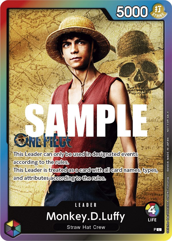 Monkey.D.Luffy (Leader Pack - Live Action) (Sealed Battle 2023 Vol. 1) [One Piece Promotion Cards] | Good Games North