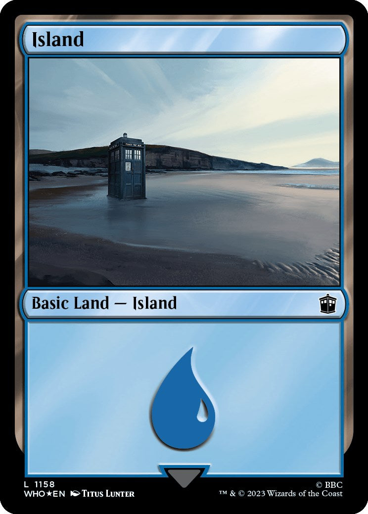 Island (1158) (Surge Foil) [Doctor Who] | Good Games North