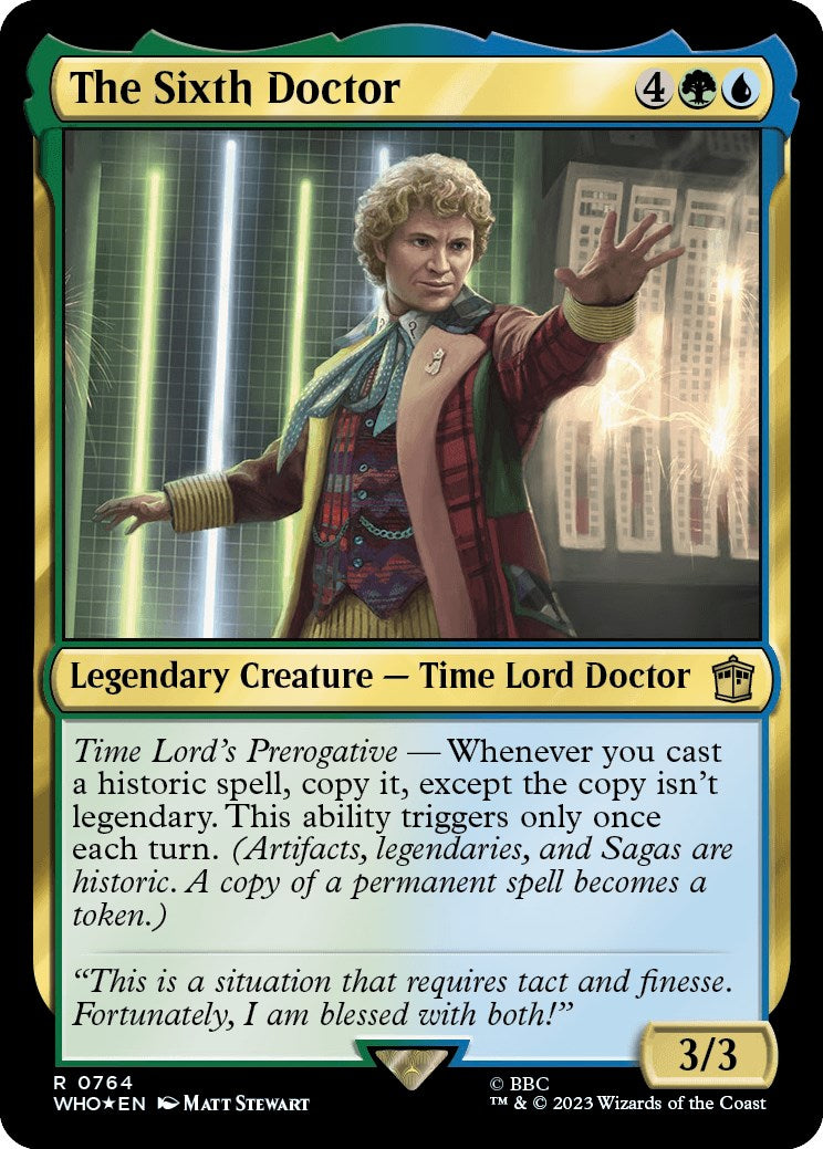 The Sixth Doctor (Surge Foil) [Doctor Who] | Good Games North