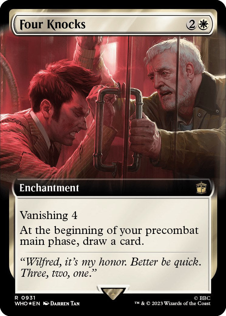 Four Knocks (Extended Art) (Surge Foil) [Doctor Who] | Good Games North