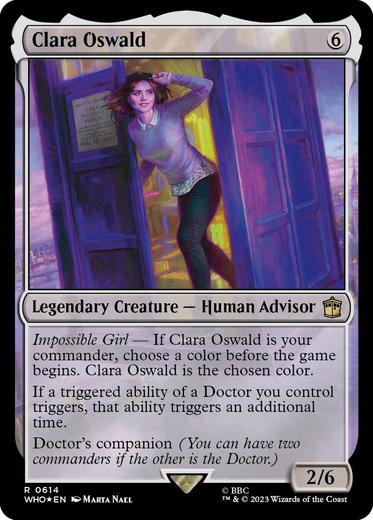 Clara Oswald (Surge Foil) [Doctor Who] | Good Games North