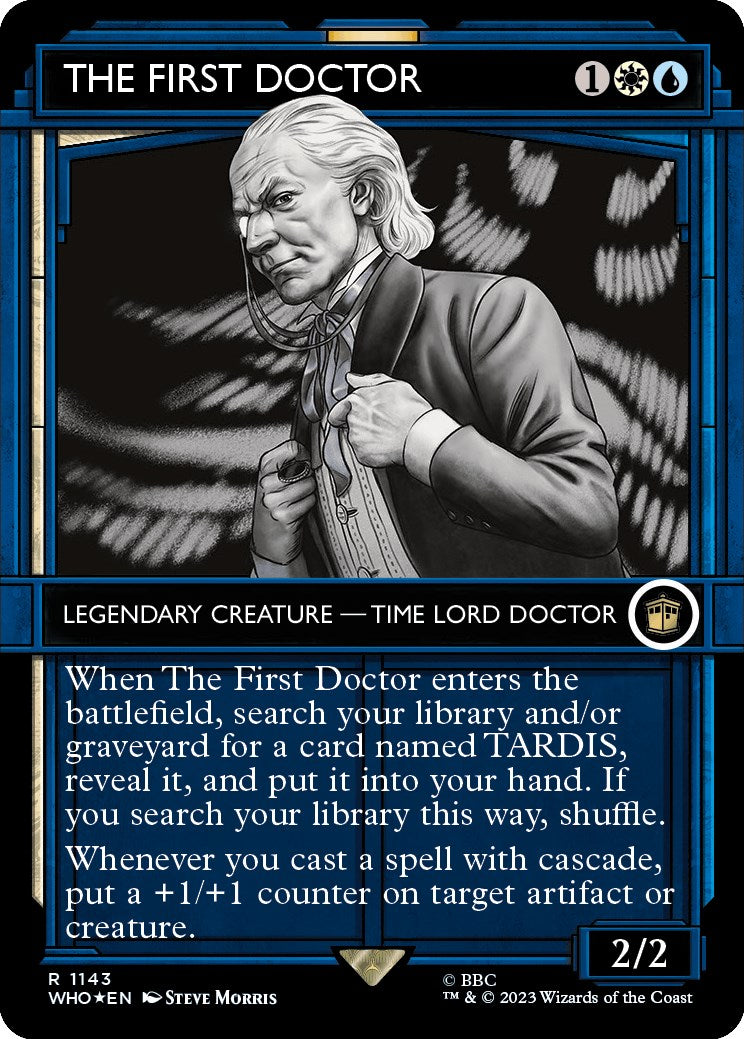 The First Doctor (Showcase) (Surge Foil) [Doctor Who] | Good Games North