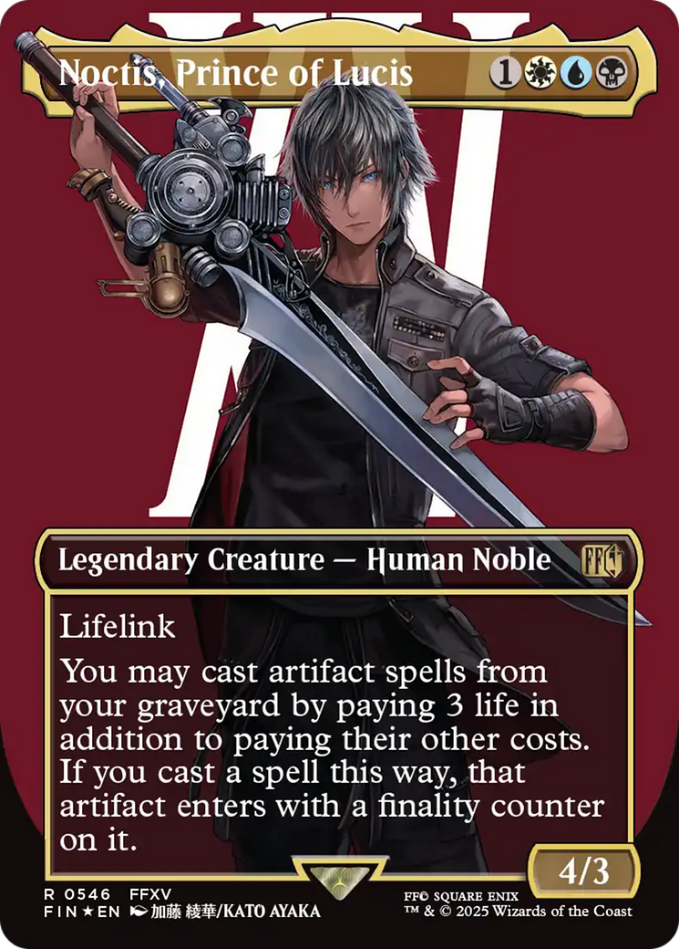 Noctis, Prince of Lucis (Borderless) (Surge Foil) [FINAL FANTASY] | Good Games North