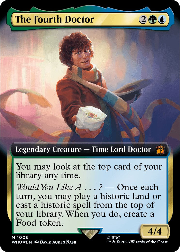 The Fourth Doctor (Extended Art) (Surge Foil) [Doctor Who] | Good Games North