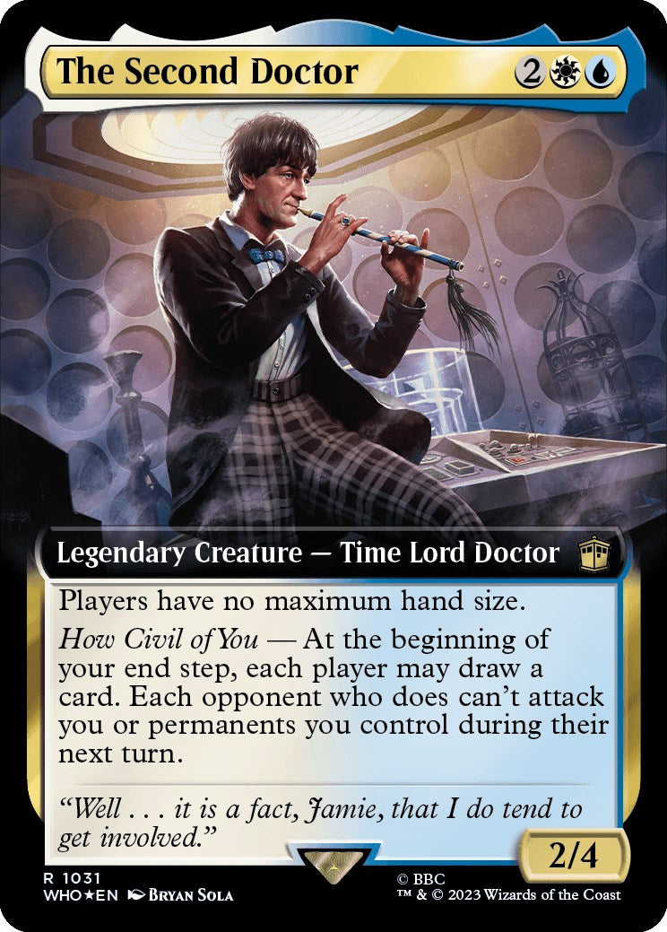 The Second Doctor (Extended Art) (Surge Foil) [Doctor Who] | Good Games North