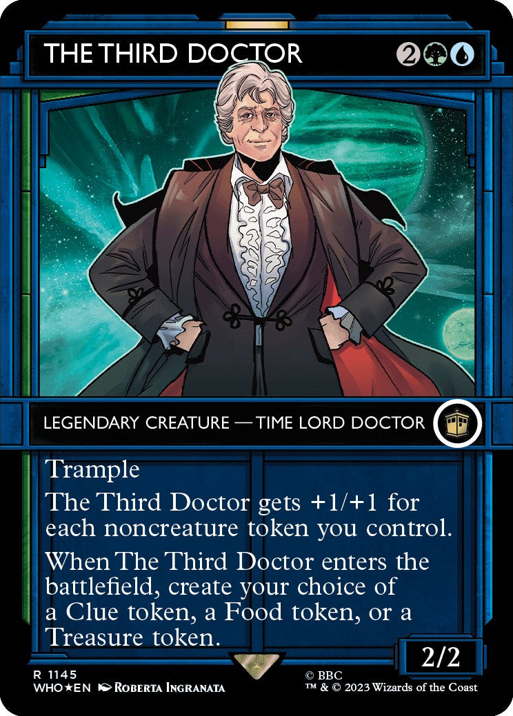 The Third Doctor (Showcase) (Surge Foil) [Doctor Who] | Good Games North